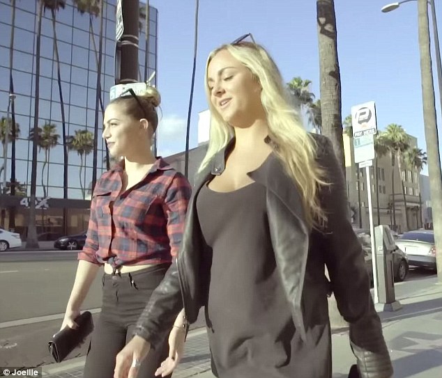 LA babe! The Sydney-born singer filmed the music video around LA, including a scene down Hollywood Boulevard