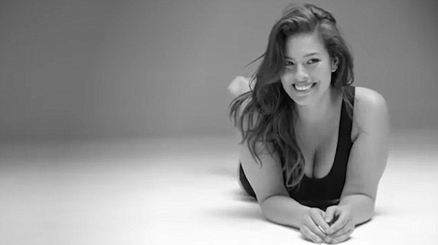 Banned? A advert starring Ashley Graham and other plus-sized models had allegedly been rejected by two major US TV networks