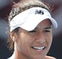 HOBART, AUSTRALIA - JANUARY 15:  Heather Watson of Great Britain shakes hands with Roberta Vinci of Italy after winning their quarter final match during day five of the Hobart International at Domain Tennis Centre on January 15, 2015 in Hobart, Australia.  (Photo by Mark Metcalfe/Getty Images)