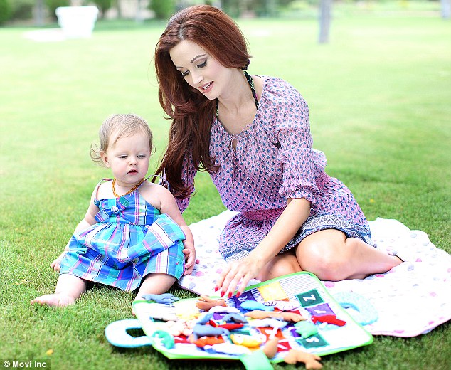 Time to learn! Holly brought a colourful game to teach Rainbow the alphabet