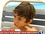 Children say the darndest things: Justin Otero was banned from his local doughnut shop for asking the wrong question to a lady who was not pregnant