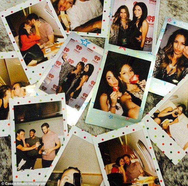 Hanging out: The pair were first pictured together in a string of Polaroids on a friend's Instagram