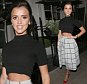 EXCLUSIVE: Lucy Mecklenburgh shows off her toned tummy in a crop top as she leaves the Dean Street Townhouse restaurant.nnPictured: Lucy MecklenburghnRef: SPL926992  140115   EXCLUSIVEnPicture by: BACP / Splash NewsnnSplash News and PicturesnLos Angeles: 310-821-2666nNew York: 212-619-2666nLondon: 870-934-2666nphotodesk@splashnews.comn