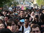 BALTIMORE, MD - APRIL 29:  Students from Baltimore colleges and high schools march in protest chanting Justice for Freddie Gray on their way to City Hall April 29, 2015 in Baltimore, Maryland. Baltimore remains on edge in the wake of the death of Freddie Gray, though the city has been largely peaceful following a day of rioting this past Monday. Gray, 25, was arrested for possessing a switch blade knife April 12 outside the Gilmor Houses housing project on Baltimore's west side. According to his attorney, Gray died a week later in the hospital from a severe spinal cord injury he received while in police custody.  (Photo by Win McNamee/Getty Images)