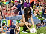 Holland defeat Spain, Germany and Brazil to lift lingerie World Cup as former Dutch international Andy van der Meyde referees