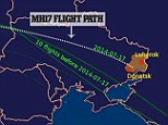 Is this proof that MH17 change course into a war zone? A route map compiled by Twitter user Vagelis Karmiros using data from flight-tracking website Flightaware claims to show how the doomed Malaysia Airlines plane took a different flightpath to the ones taken by the previous ten MH17 flights