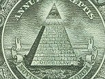 All seeing eye: The Illuminati insignia is on the American dollar bill. Many modern conspiracy theories propose that world events are being controlled and manipulated by the Illuminati. Some believe the group was behind the Battle of Waterloo, the French Revolution and JFK's assassination