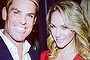 Happier times: Shane Warne and Emily Scott.