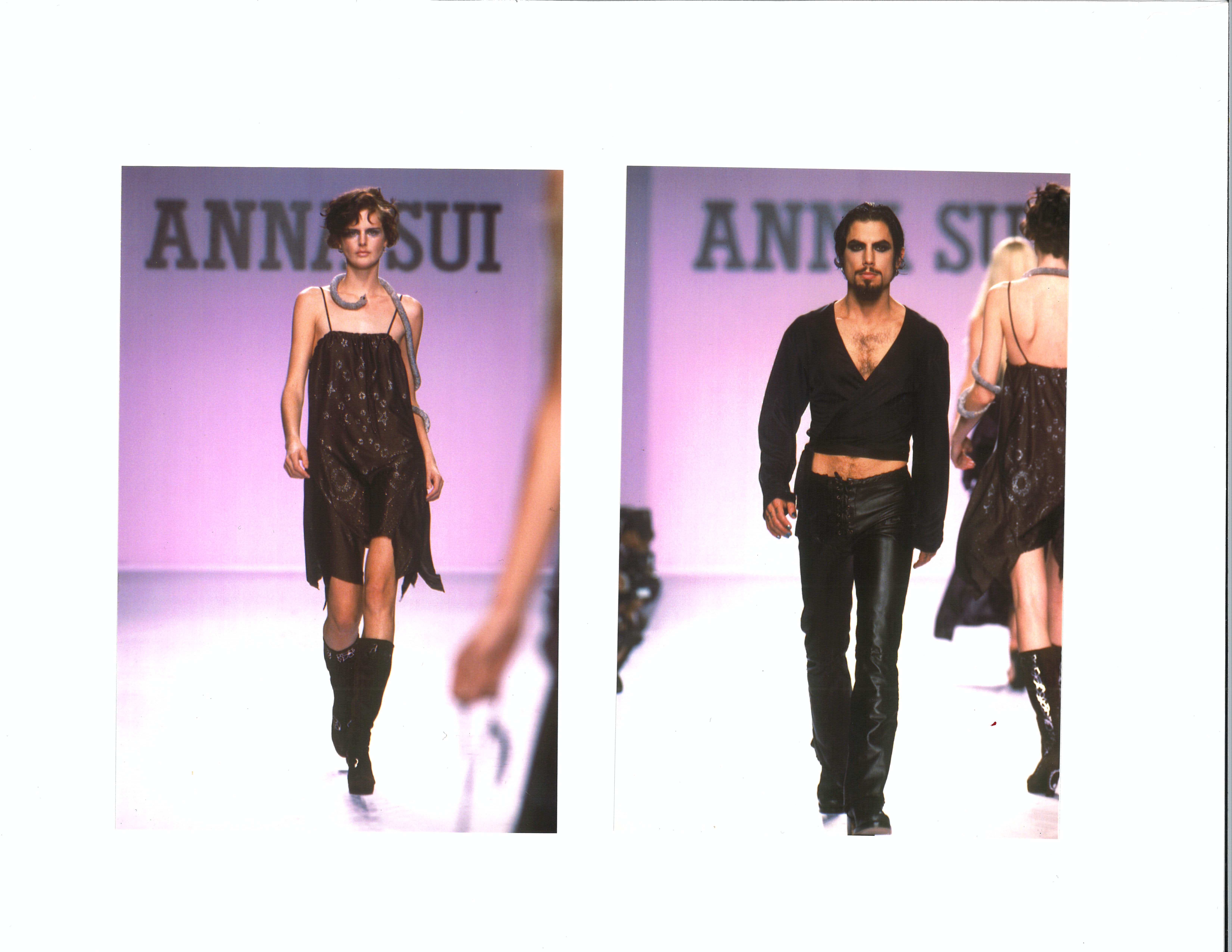 dave navarro in the anna sui spring 1997 show