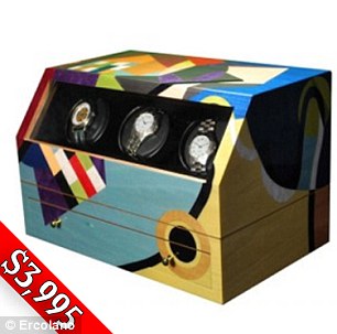 The registry features an Ercolano Kandinsky triple watch winder that costs $3,995