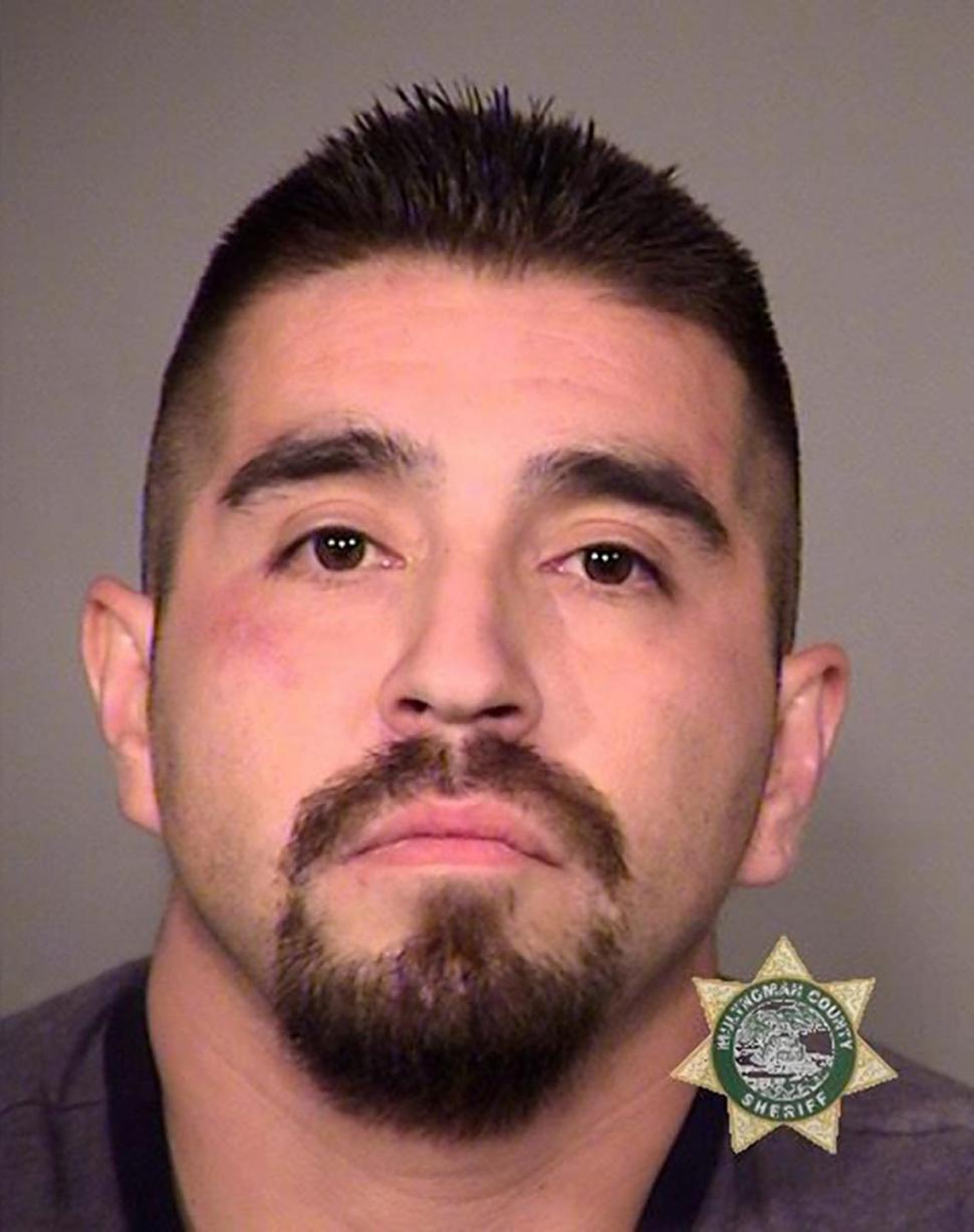 Trinidad Alatorre was arrested while hiding in a back room at Passionate Dreams Lingerie Modeling in Portland, Ore.