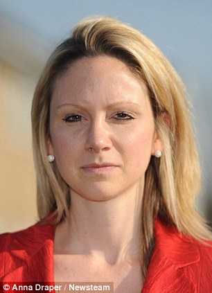 Angry: Labour party candidate for Lincoln, Lucy Rigby, 31, said Mr Davies' tweet was 'pathetic' and 'sexist'