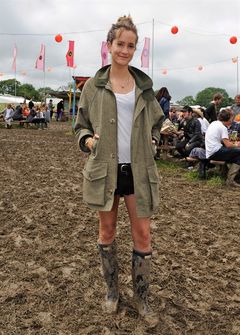 A woman attends the Glastonbury Festival in England in this undated handout image. THE CANADIAN PRESS/ho-Alistair Guy