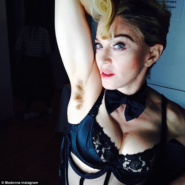 'I'm sure no-one from the shoot was involved': While it's unclear what lingerie the star is wearing in this picture from the shoot, the missing Deborah Marquit items included a $2,545 Italian lace bra, $345 thong and $515 briefs, though the designer is confident it wasn't a theft