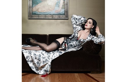 Dita Von Teese x Christian Louboutin lingerie line