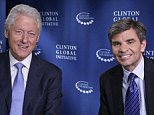 GOOD MORNING AMERICA - George Stephanopoulos interviews former President Bill Clinton about the Clinton Global Initiative happening in New York City this week. The interview airs September 24, 2014 on Good Morning America (Photo by Heidi Gutman/ABC via Getty Images) *** Local Caption *** BILL CLINTON; GEORGE STEPHANOPOULOSnBILL CLINTON, GEORGE STEPHANOPOULOS