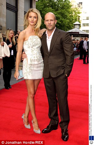 and on the red carpet with actor boyfriend Jason Statham