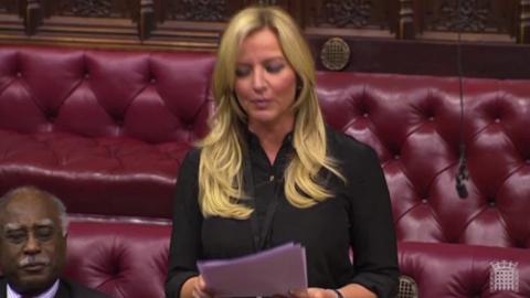 Baroness Bra Michelle Mone quotes WHITNEY HOUSTON in Lords speech