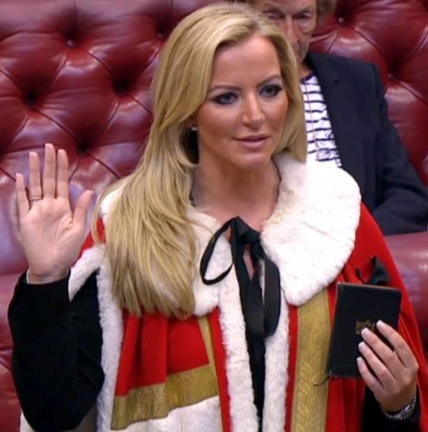 Entrepreneur Michelle Mone is admitted to the House of Lords as Baroness Mone of Mayfair