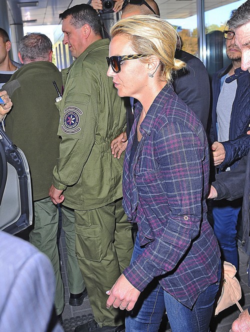 Britney Spears Arrives In Poland