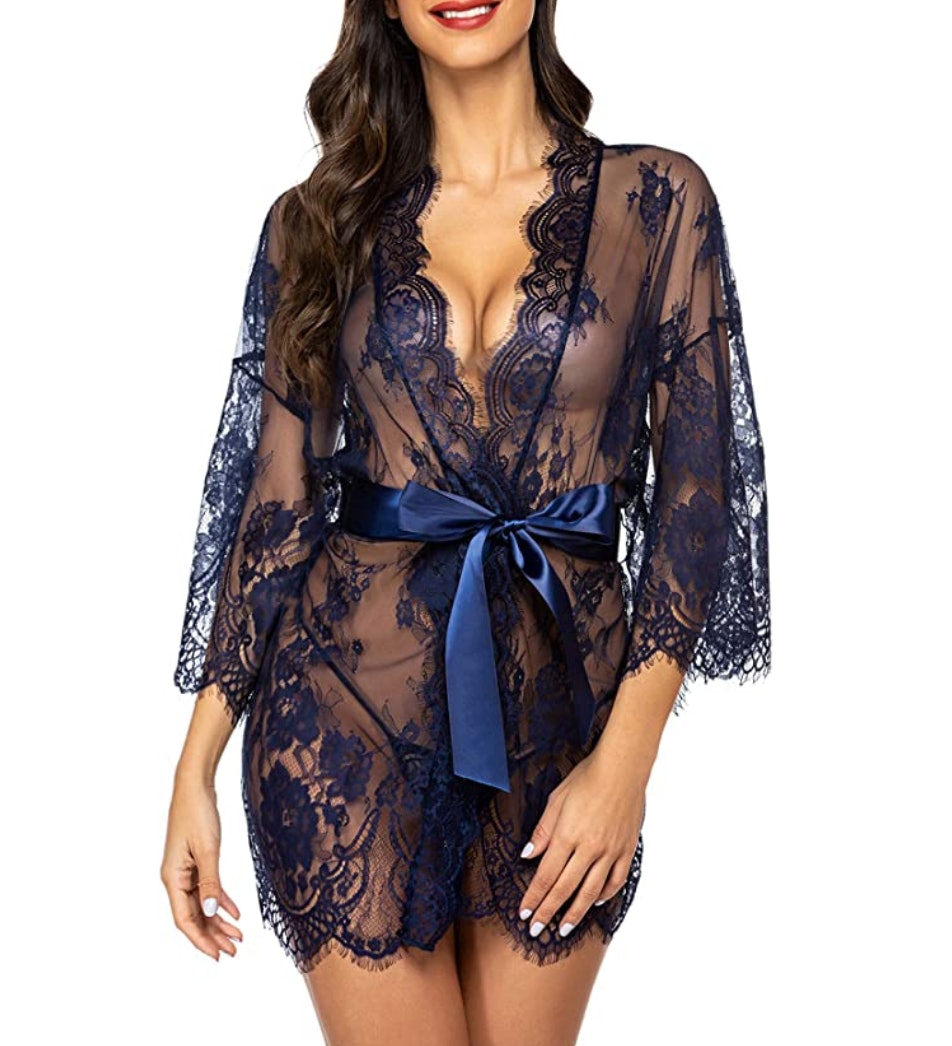 Avidlove Lace Kimono Robe