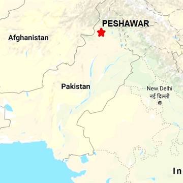 MAP: Peshawar, Pakistan