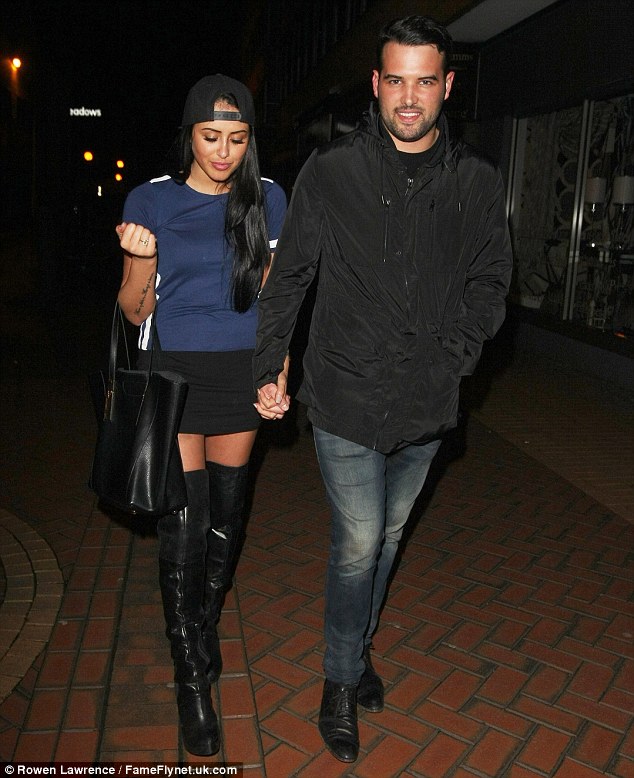 New love: Ricky is involved in a new romance with Geordie Shore star Marnie Simpson 