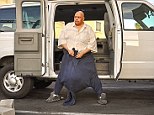 Before: Wesley Warren spent five years of his life wearing hoodies as pants, with the hood carrying his enormous scrotum