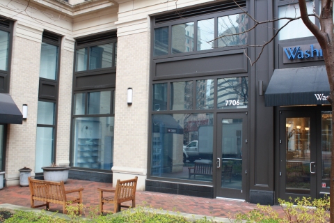 The former location of Celine De Paris, a lingerie store, in Bethesda