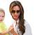 Working mum: Victoria Beckham