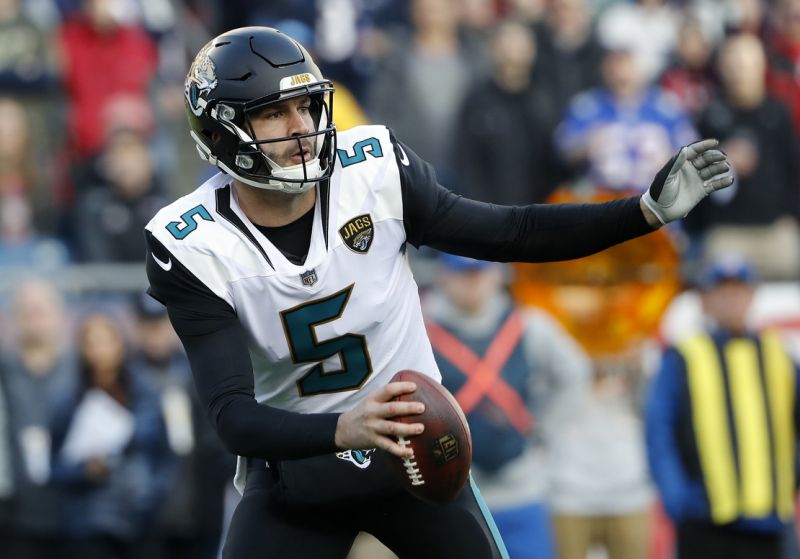 Jacksonville Jaguars quarterback Blake Bortles is finalizing a contract extension with the team. (AP)