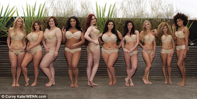 'Every body is beautiful': The ten finalists recently took part in a spoof of Victoria's Secret exclusive 'Perfect Body' campaign