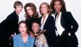 (R to L) Linda Evangelista, Cindy Crawford, Lauren Hutton, Beverly Johnson, Christy Turlington and Naomi Campbell  in 1993. 