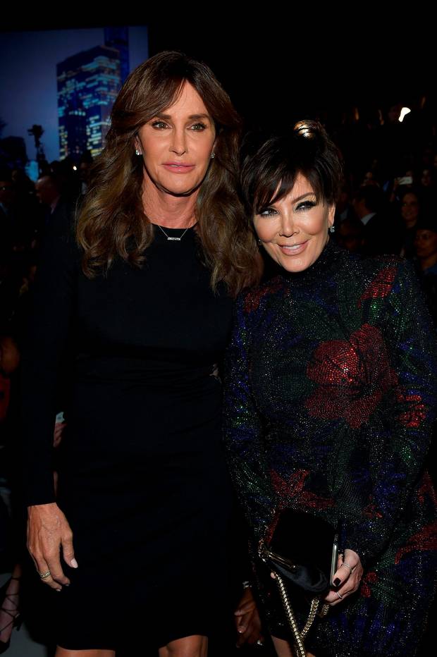 Caitlyn Jenner and Kris Jenner attend the 2015 Victoria's Secret Fashion Show at Lexington Avenue Armory on November 10, 2015 in New York City. (Photo by Dimitrios Kambouris/Getty Images for Victoria's Secret)