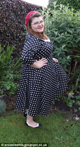 Rosie has been blogging about plus size fashion since she was 16 and says it helped her come to terms with being 'a big girl'