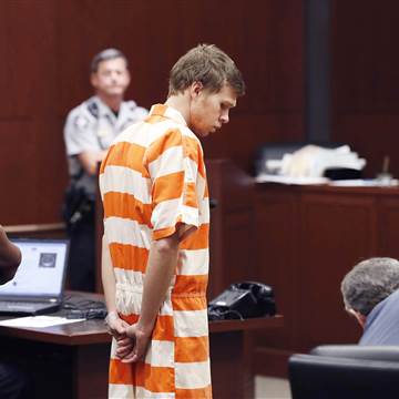 Image: Matthew Phelps stands in the courtroom during his first appearance