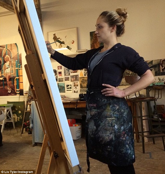 Multi-talented: Fans might not realize the 29-year-old actress received her Bachelor of Fine Arts in painting from the Rhode Island School of Design