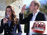 Kate and William at the winery and jet boat