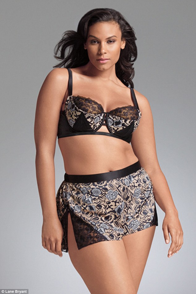 Sexy AND flattering: The new Sophie Theallet for Lane Bryant lingerie collection features flirty intimates in silk and lace patterns, with band sizes ranging between 38 and 44 inches and cup sizes C through H