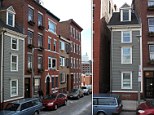 The skinny house in Boston, Massachusetts, was built by an enraged brother after he returned from war to find the land he'd inherited had been mostly taken by his brother