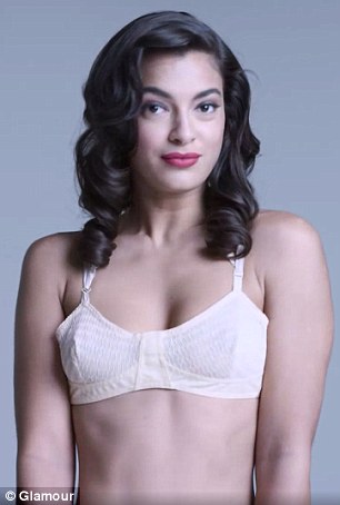 Upgrade: Cup sizes A through D were first introduced in the '30s; before then, women bought bras in sizes small, medium, and large