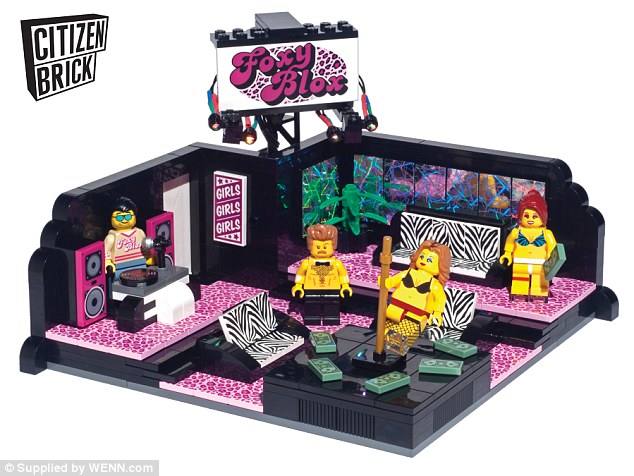 They're at it again: Citizen Brick, the company that came out with a Breaking Bad-inspired meth lab set earlier this year, has now created a strip club toy set called The Center for the Performing Arts