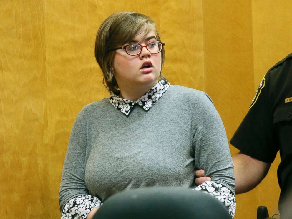 PHOTO: Morgan Geyser, one of two Wisconsin girls charged with stabbing a classmate, Payton Leutner, in 2014, to impress the fictitious horror character Slender Man, appears in court in Waukesha, Wis., Sept. 29, 2017.