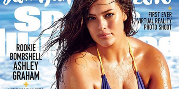 Ashley Graham is the second plus-sized model featured in Sports Illustrated's swimsuit edition