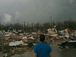 Tornado damage in Mayflower, Ark.