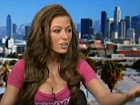 The NFL hostess who gained overnight fame after her provocative reactions during a Clippers game has had a mini meltdown during a TV interview.