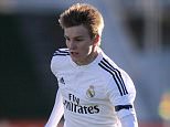 Martin Odegaard of Real Madrid Castilla in action during the Segunda Division B match between Real Madrid Castilla and Barakaldo CF at estadio Alfredo Di Stefano on February 21, 2015 in Madrid, Spain.MADRID, SPAIN - FEBRUARY 21:  Martin Odegaard of Real Madrid Castilla in action during the Segunda Division B match between Real Madrid Castilla v Barakaldo CF at estadio Alfredo Di Stefano on February 21, 2015 in Madrid, Spain.  (Photo by Denis Doyle/Getty Images)