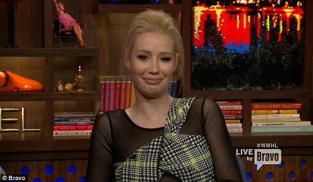 Candid: Rapper Iggy Azalea told Andy Cohen that Britney's team scoped out her house for drugs before the pop star was allowed to come over for a salad