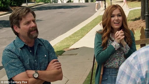 Ordinary: Isla's husband in the movie is Zach Galifianakis as they play a run-of-the-mill suburban couple