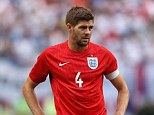 Laad by example: Steven Gerrard will captain England against Italy